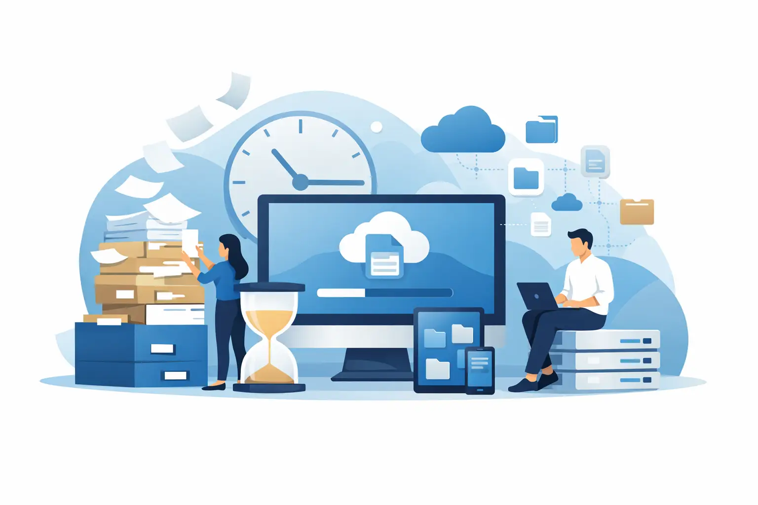 Cuánto tiempo toma digitalizar archivos